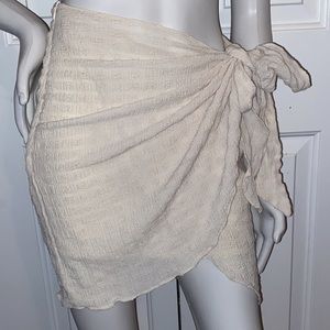 Blue Lagoon Cream Skirt